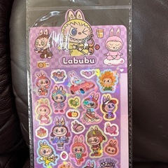 ラブブ　キラキラシール5枚セットの画像