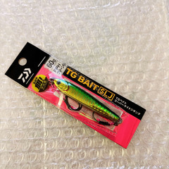 メタルジグ2個セット ①ダイワ TGベイト フック付 SLJ 60g FPHグリーンG  ②Hayabusa MAKIMAKI 40g の画像