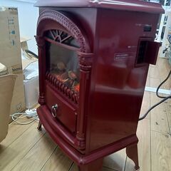 ★ジモティ割あり★ ニトリ 暖炉型ファンヒーター NTL1000K  17年製 動作確認／クリーニング済み TK7366【リユースのサカイつくば店】の画像