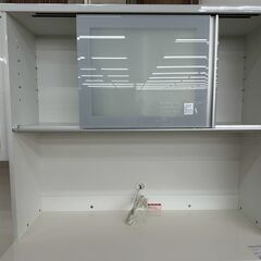 ★リユースのサカイ高崎店★TJ13427 髙橋木工所 食器棚 白 H200×D51×W120.3 クリーニング済みの画像