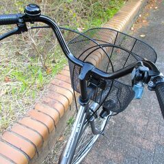 中古自転車 BA ママチャリ 自転車 内装3段ギア 26インチ LEDライト シルバー 通勤 通学 近所のお出掛けなどにの画像