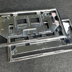 ホンダ 純正 ナンバーフレーム 中古 前後セット
の画像