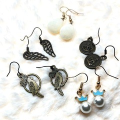 ハンドメイドピアスまとめ売りの画像