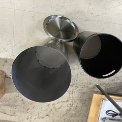 2511-524 ヤマザキ ステンレス製ダストボックス 容量不明 中古の画像