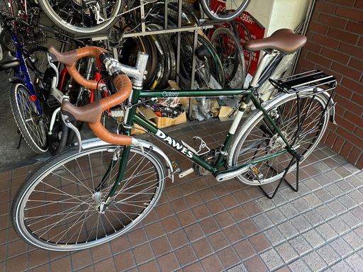 ★稀少品★　ビンテージ　DAWES　Galaxy　クロモリフレーム　3×9speed　グリーン