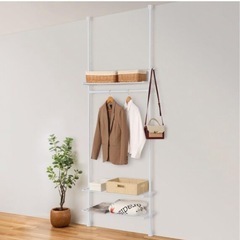 ニトリ　突っ張りラック　ヒルデの画像