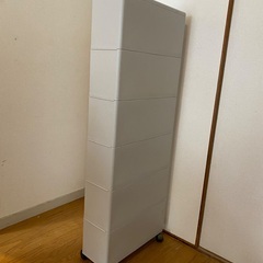 【引渡者決定】閲覧ありがとうございました。スリムストッカー　幅20cm　奥行き48cm　高さ123cmくらいの画像