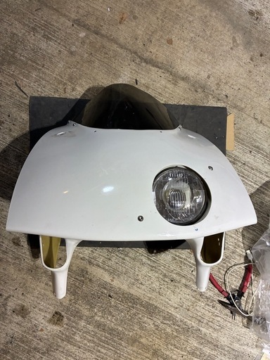 NS1 片目耐久　FRP カウル　スモークスクリーン付き