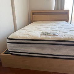 ベッド フレーム　マットレス　セットの画像