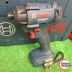 ✨ボッシュ　中古　GDR18V-160　インパクトドライバ　充電器/バッテリー×3/ケース付き✨うるま市田場✨の画像