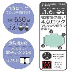 【新品未開封】ポケモン ピカチュウ 弁当箱 650ml＆ランチクロス セット 日本製 スケーター製 2点セット ランチボックス E0EY0118の画像