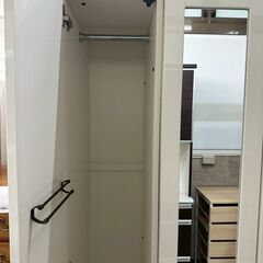★リユースのサカイ高崎店★TJ13429 (株)ニトリファニチャー ワードローブ 白 H200×D54.5×W99.5 クリーニング済みの画像