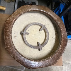 昭和レトロインテリア火鉢34x30の画像