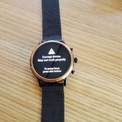 FOSSIL スマートウォッチ　ジャンク品の画像