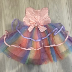 美品 ベビー　カラフルドレス 70の画像