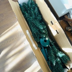 クリスマスツリー　ヌードツリー　ニトリ　150cmの画像