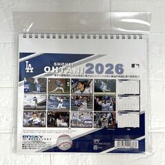 新品 大谷翔平 2026年 卓上カレンダー 160×210mm ロサンゼルス ドジャース LA 野球ファン 大谷翔平ファン必見！☆札幌市 白石店 の画像