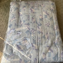 長袖綿100%キルト生地パジャマの画像