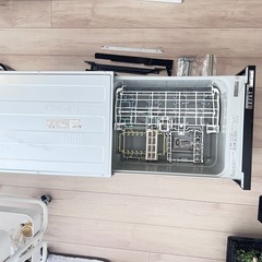 三菱 EW-45R3シリーズ 食器洗い乾燥機 ドアパネル型 コンパクトタイプ 浅型 ブラック ≪EW-45R3B≫の画像