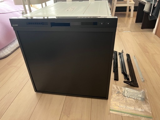 三菱 EW-45R3シリーズ 食器洗い乾燥機 ドアパネル型 コンパクトタイプ 浅型 ブラック ≪EW-45R3B≫