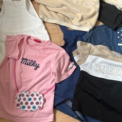 女の子洋服130センチの画像