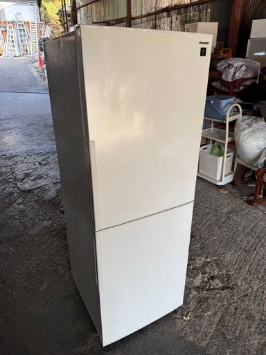 シャープ SHARP プラズマクラスター冷蔵庫 (280L 右開き) 2ドア ホワイト系 SJ-PD28E-W