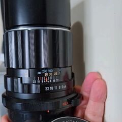 極上品 Pentax SMC Takumar 6x7 200mm f/4 中判レンズ 67 ★希少な純正キャップ付きの画像