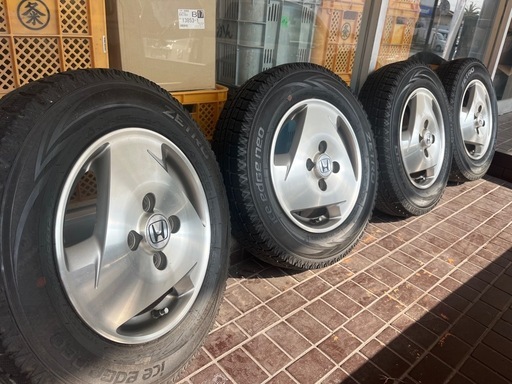 値下げ　バモス　アクティ　アルミホイール