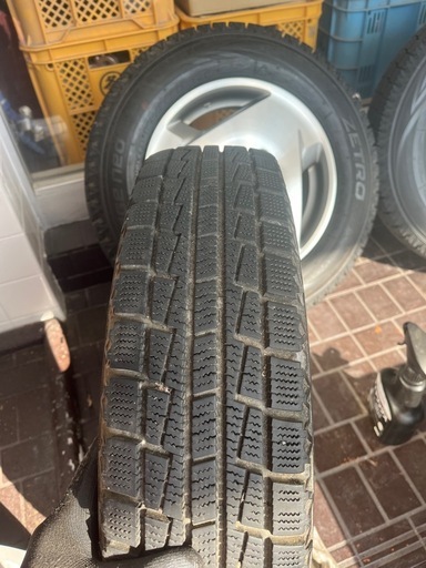 値下げ　バモス　アクティ　アルミホイール