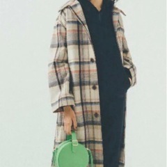 Mila Owen チェックコートの画像