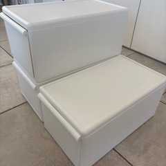 ✳︎取引中✳︎チェスト　ホワイト　3個セットの画像