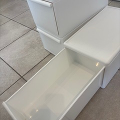 ✳︎取引中✳︎チェスト　ホワイト　3個セットの画像