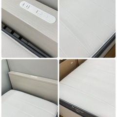 ジモティー限定価格！S249 ⭐ NITORI ニトリ シングルベッド N-Sleep Hard USB&コンセント&引き出し付き 幅97cm  USED 綺麗の画像