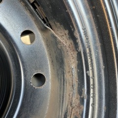 【お話中】軽自動車用スタッドレスタイヤ ホイールカバー付きの画像