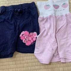 【80】まとめて100円 ベビー服 女の子 ピンクの画像