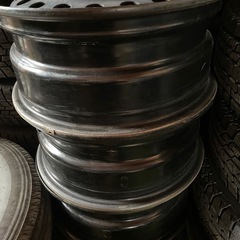 鉄ホイール　中古 4本　16インチ　6.5j PCD114.3mmの画像