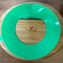 お食事エプロン　お皿　お椀の画像