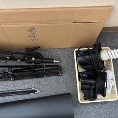 オークション出品機材　照明などの画像