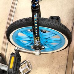 【ドリーム池田店】◎ジモティ割対象品◎ダイワ　14インチ一輪車　ブルー　IKW-235の画像