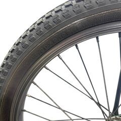 パナソニック 電動アシスト自転車 ELAD033 20インチ 16Ah 22ギュットアニーズ サドル破れ有り 中古の画像