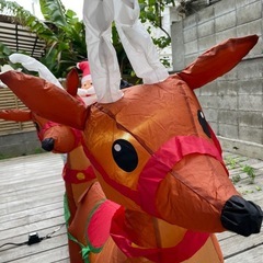クリスマス　イルミネーション　エアブローン　インフレータブル　サンタ　トナカイの画像