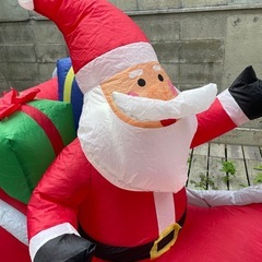 クリスマス　イルミネーション　エアブローン　インフレータブル　サンタ　トナカイの画像