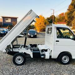 ★諸費用コミコミ★ダイハツ・ハイゼットトラックローダンプ4WD全塗装5速MT【車検付】の画像