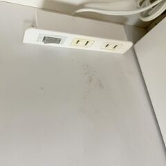 【ドリーム池田店】◎ジモティ割対象品◎レンジ台　ロータイプ　ホワイト　IKW-238の画像