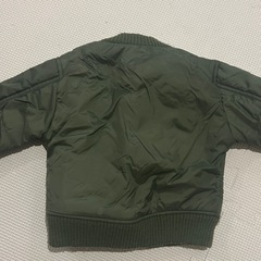 60-70サイズ カーキ ブルゾン ベビアウターの画像