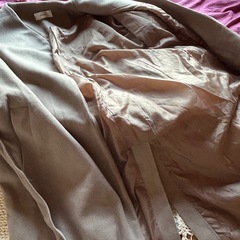 LULALA レディース　ノーカラー　ロングコートの画像