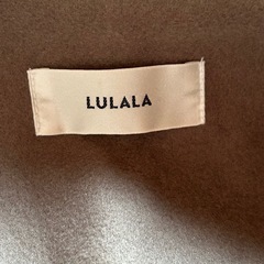 LULALA レディース　ノーカラー　ロングコートの画像