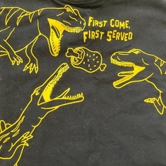 【90】黒 男の子 恐竜 ブルーマートの画像