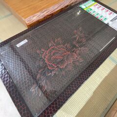 鎌倉彫り机/ｶﾞﾗｽ天板(No:1274507)の画像