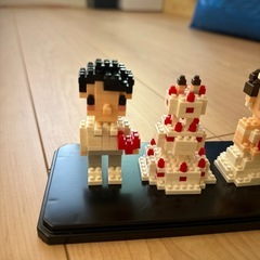 結婚式 ウェルカムスペース レゴブロックの画像